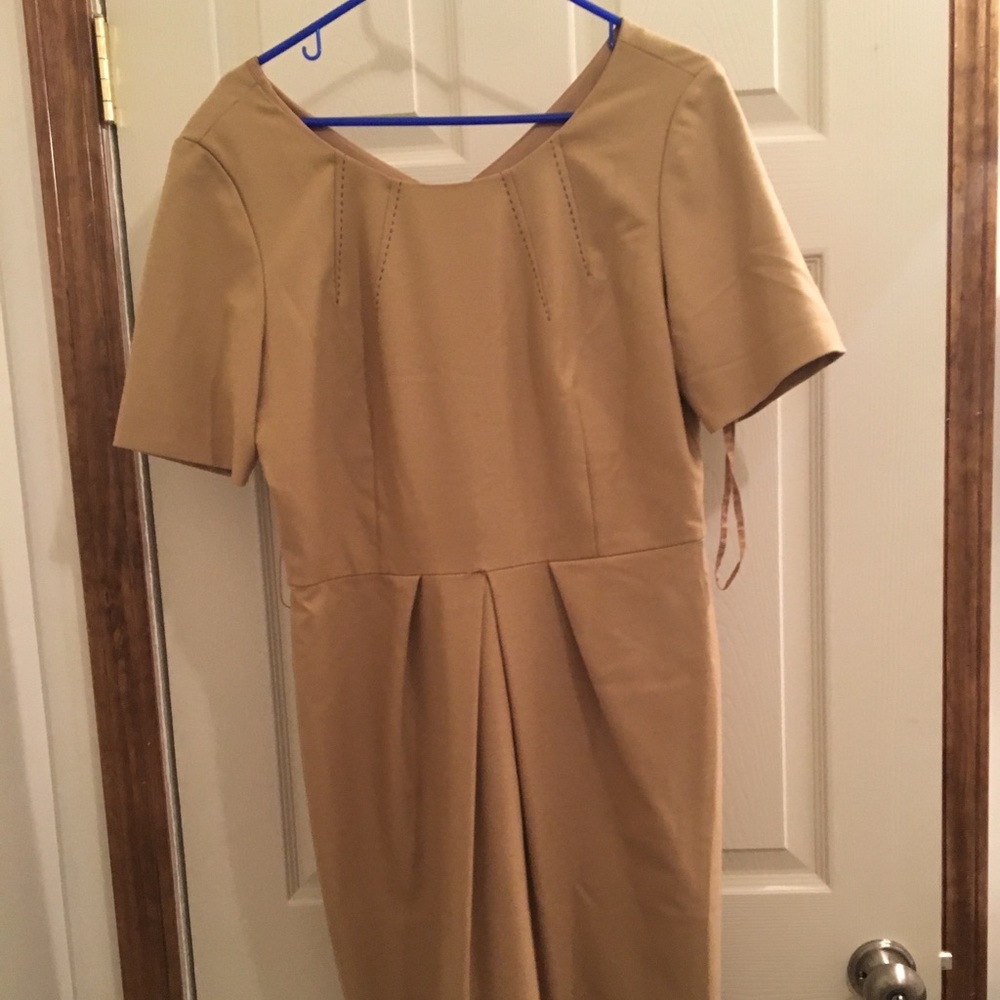 Antonio Melani work dress. Camel color.